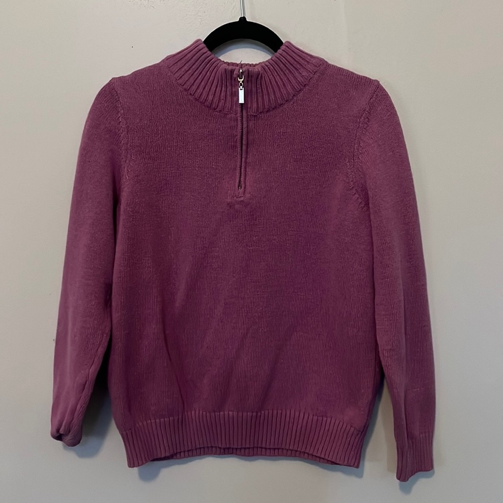 Purple sweater